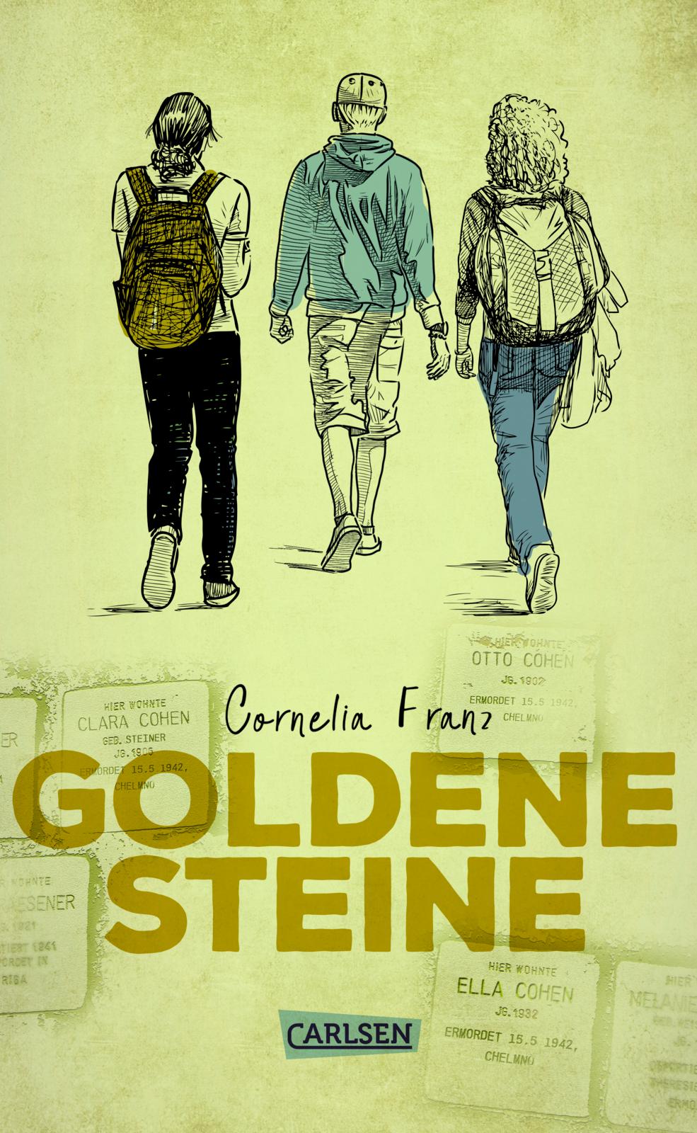 Rezension, Cornelia Franz, Goldene Steine, Cover, Carlsen Verlag, 